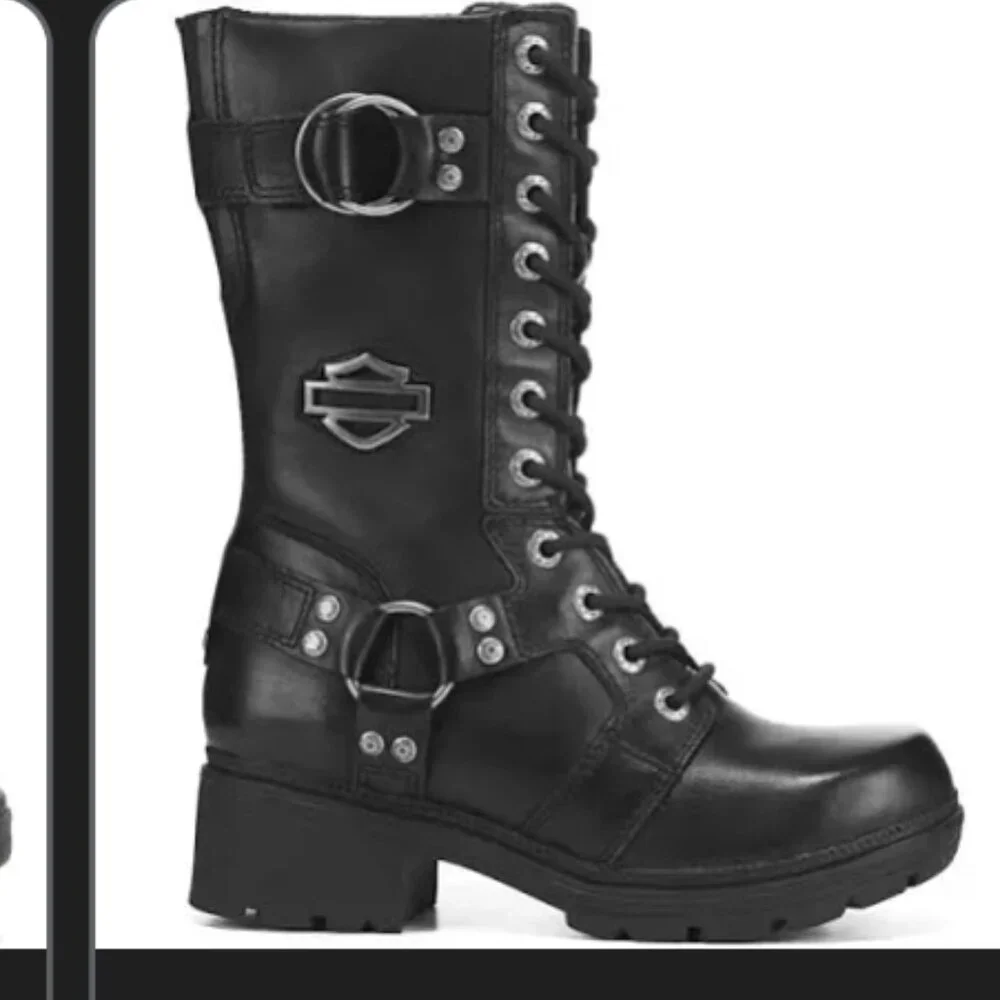 Harley Davidson Eda boots size 9 - Picture 1 of 16